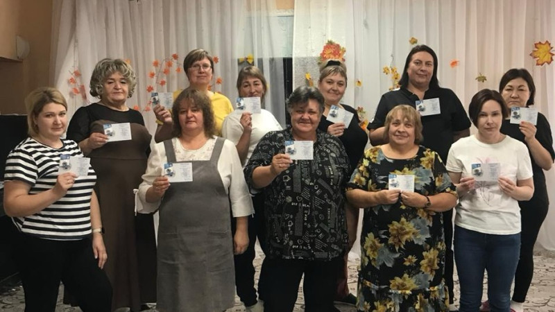 Педагоги МДОУ №5 «Малыш» подтвердили свою спортивную форму, получив знаки отличия ГТО