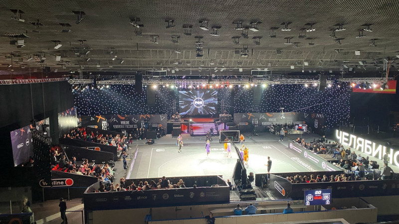 Каслинские школьники посетили финал Winline Чемпионата России по баскетболу 3х3.