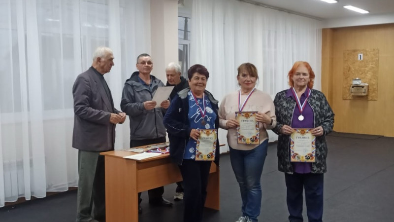 Ветераны Каслинского района определили сильнейших в шашках и стрельбе!